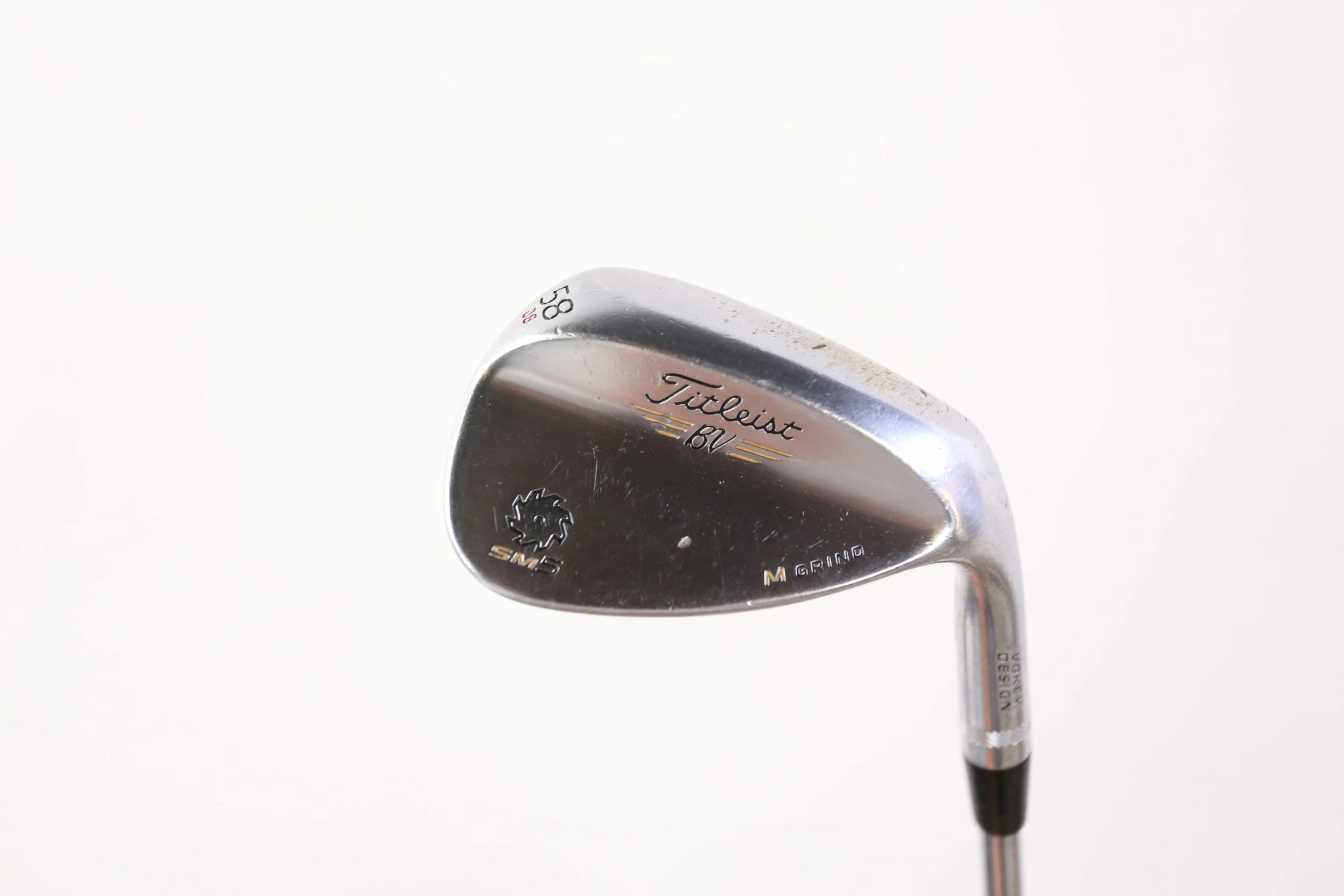 Titleist Vokey SM5 Tour Chrome M Grind 58* Wedge RH 35 In Titleist Steel Wedge