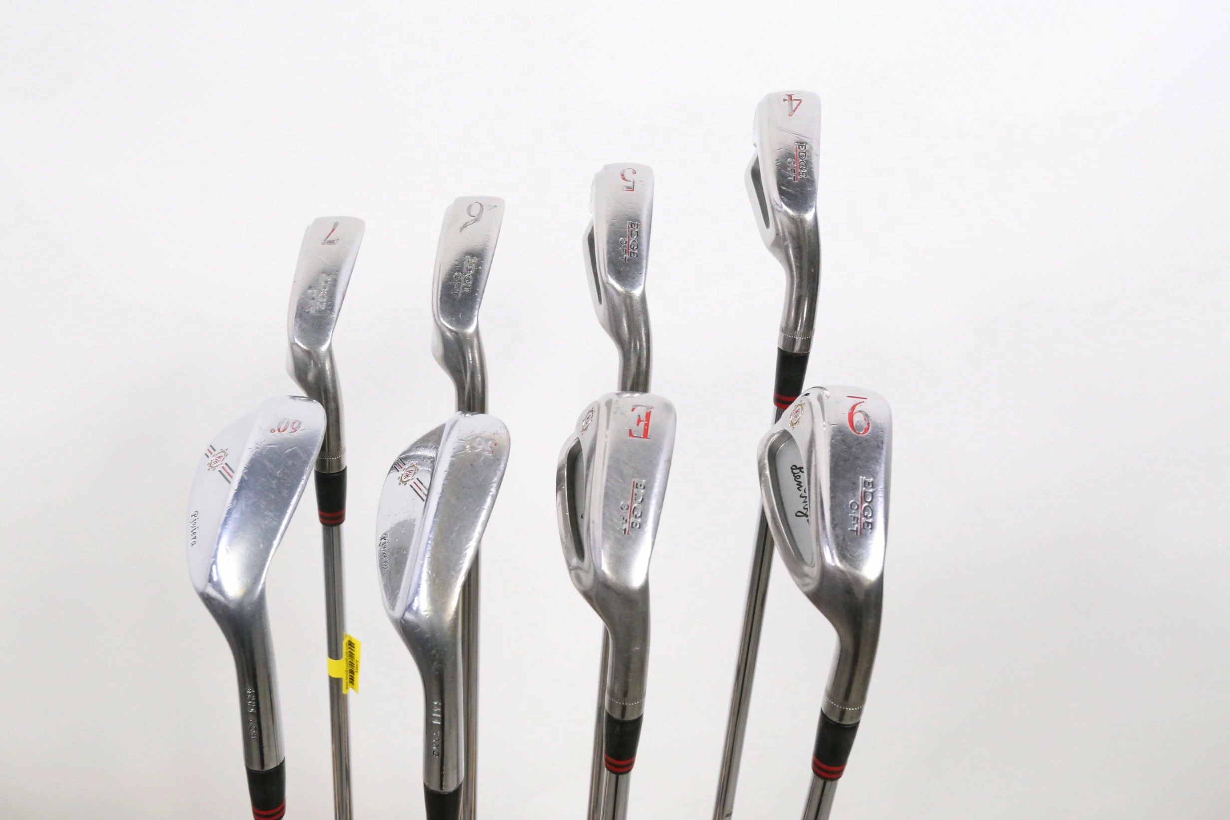 Ben Hogan Edge CFT 4-7, 9, EW, SW, LW Iron Set RH Ben Hogan Apex Shafts Stiff - Image 6