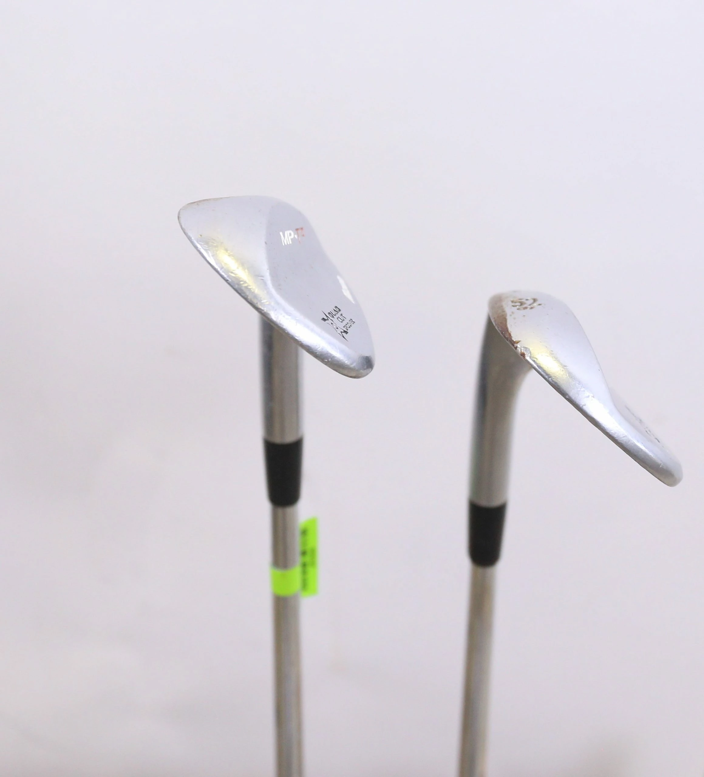 Mizuno MP T-10 White Satin 52*, 56* Wedge Set RH Steel Shaft Wedge Flex - Image 3