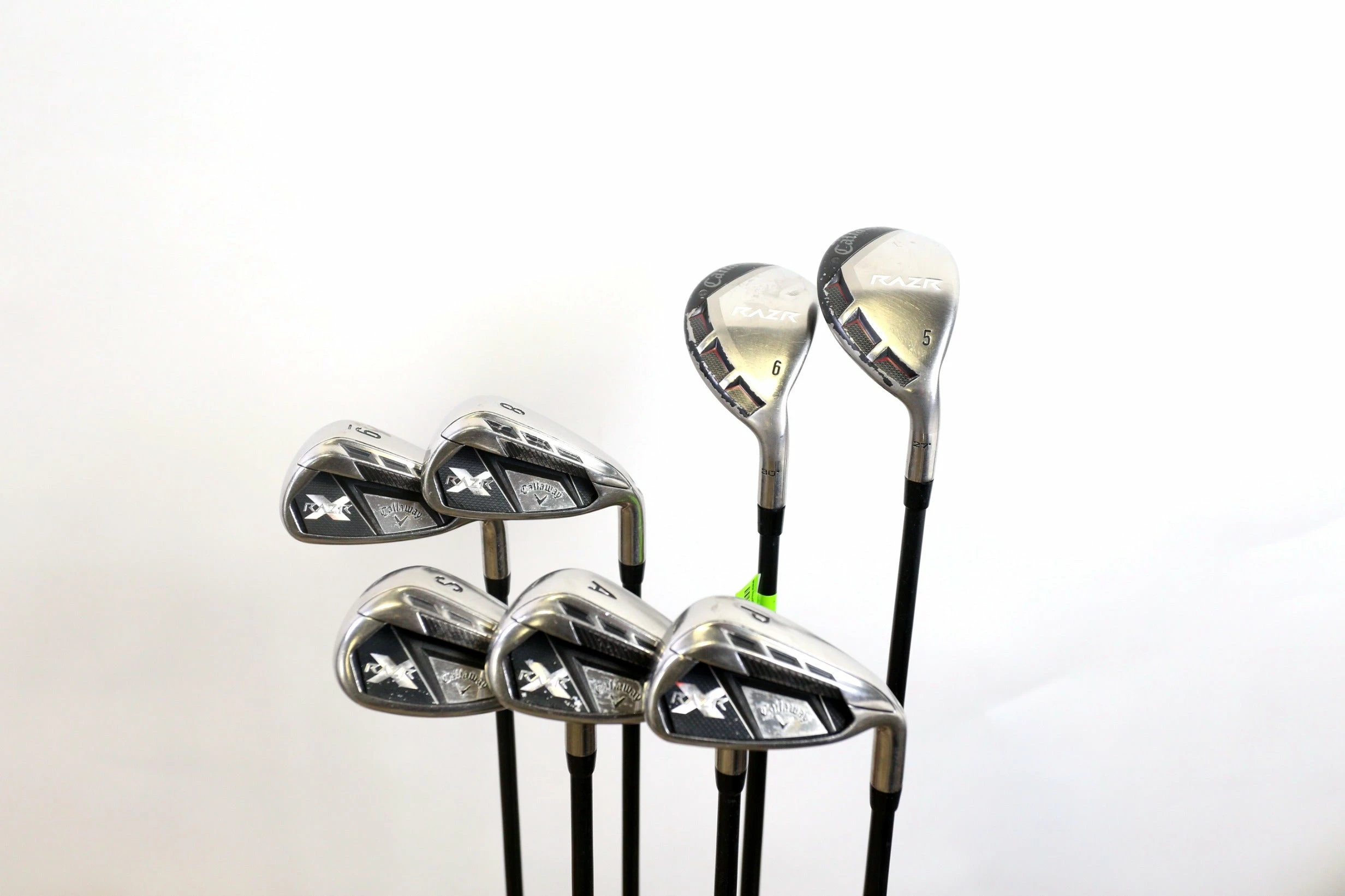 Callaway RAZR X 5H, 6H 8-SW Iron Set RH Graphite Shaft Senior Flex