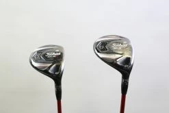 Titleist 913F 15* & 19* Wood Set RH Mitsubishi Bassara Shafts Senior Flex