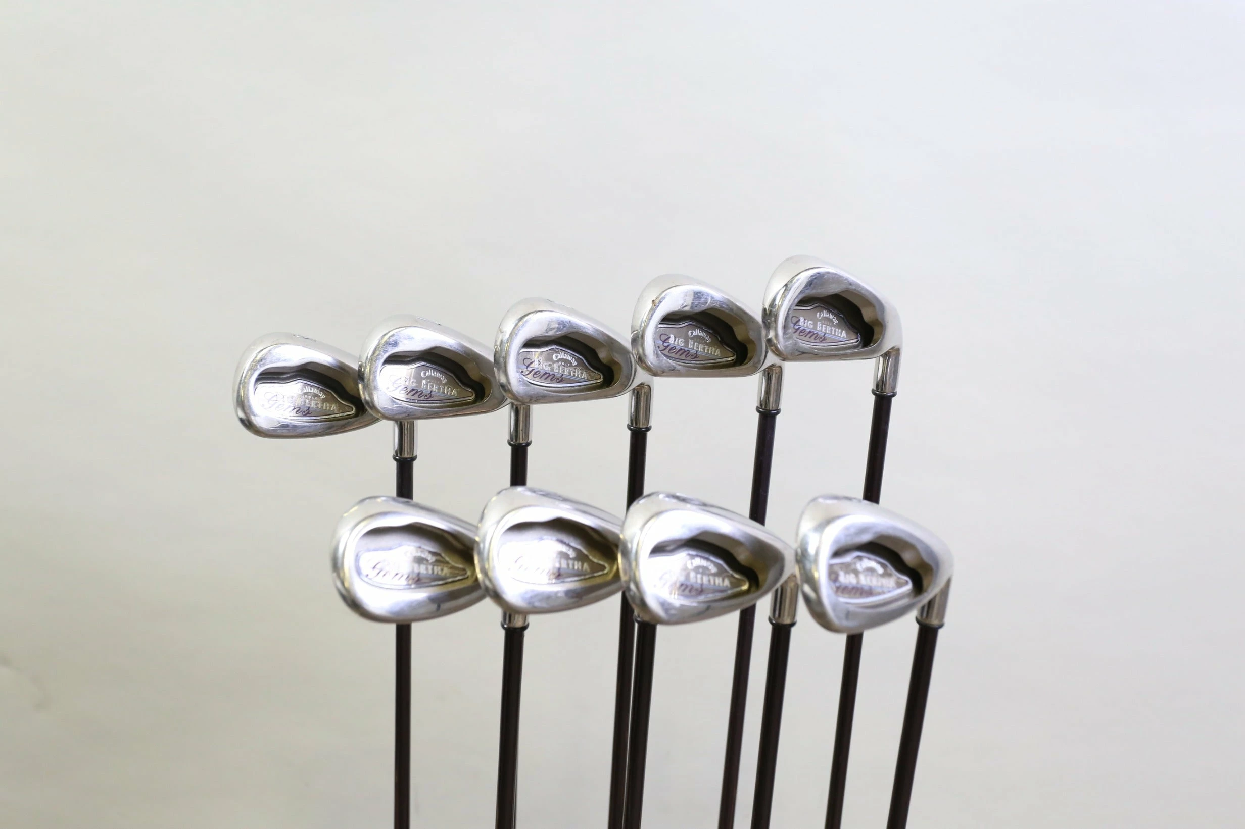Callaway Big Bertha Gems 4-10, PW, SW Iron Set RH -0.5 In Graphite Ladies - Image 2