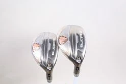 Cobra Fly-Z Silver Flower Pearl 4, 5 Hybrid Set RH Matrix Graphite Shaft Ladies