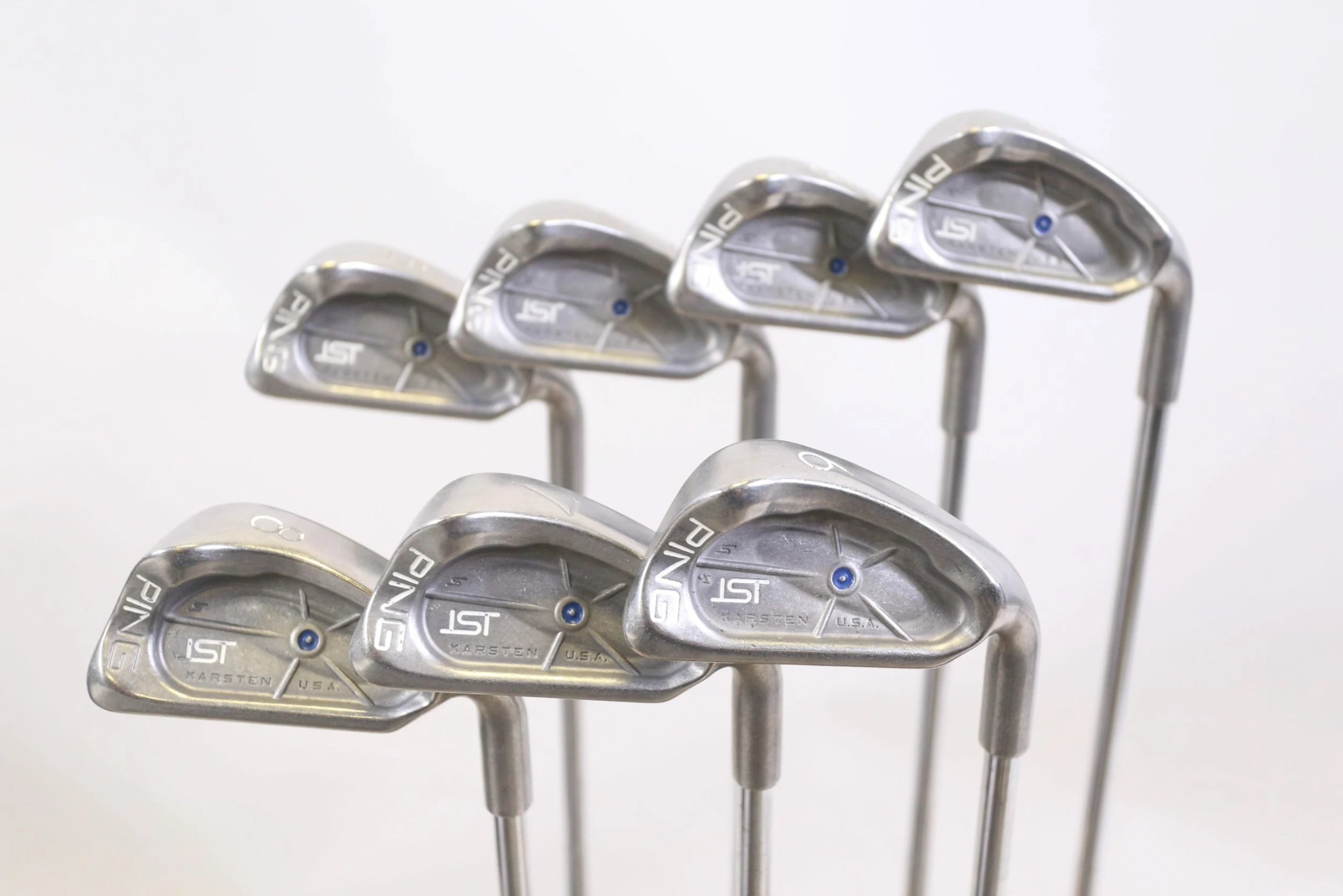 Ping ISI Blue Dot 2-80.5 Iron Set RH Ping Cushin Z-Z65 Steel Shaft Stiff Flex