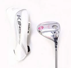 Cobra King F7 Silver 3 Wood 18* RH 40.5 In Graphite Shaft Ladies Flex