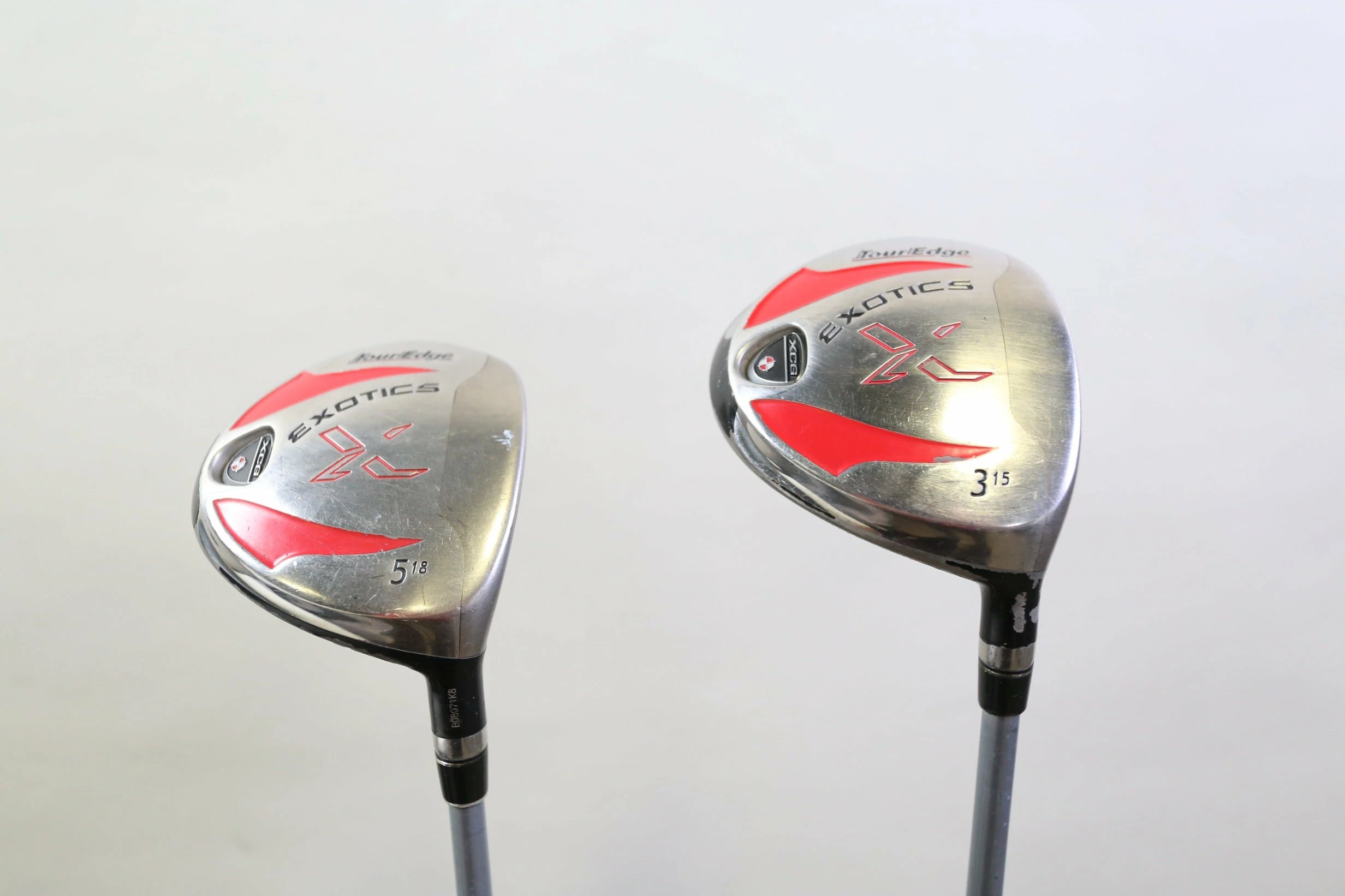 Tour Edge Exotics XCG 3, 5 Wood Set RH Graphite Design Shafts Stiff Flex