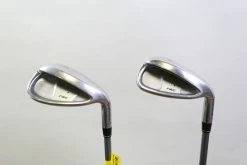 TaylorMade Rac HT 50*, 55* Wedge Set RH +0.25 In Graphite Shafts Ladies Flex