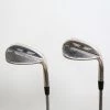 Titleist Vokey SM8 Brushed Steel D Grind 54* & 58* Wedge Set RH True Temper