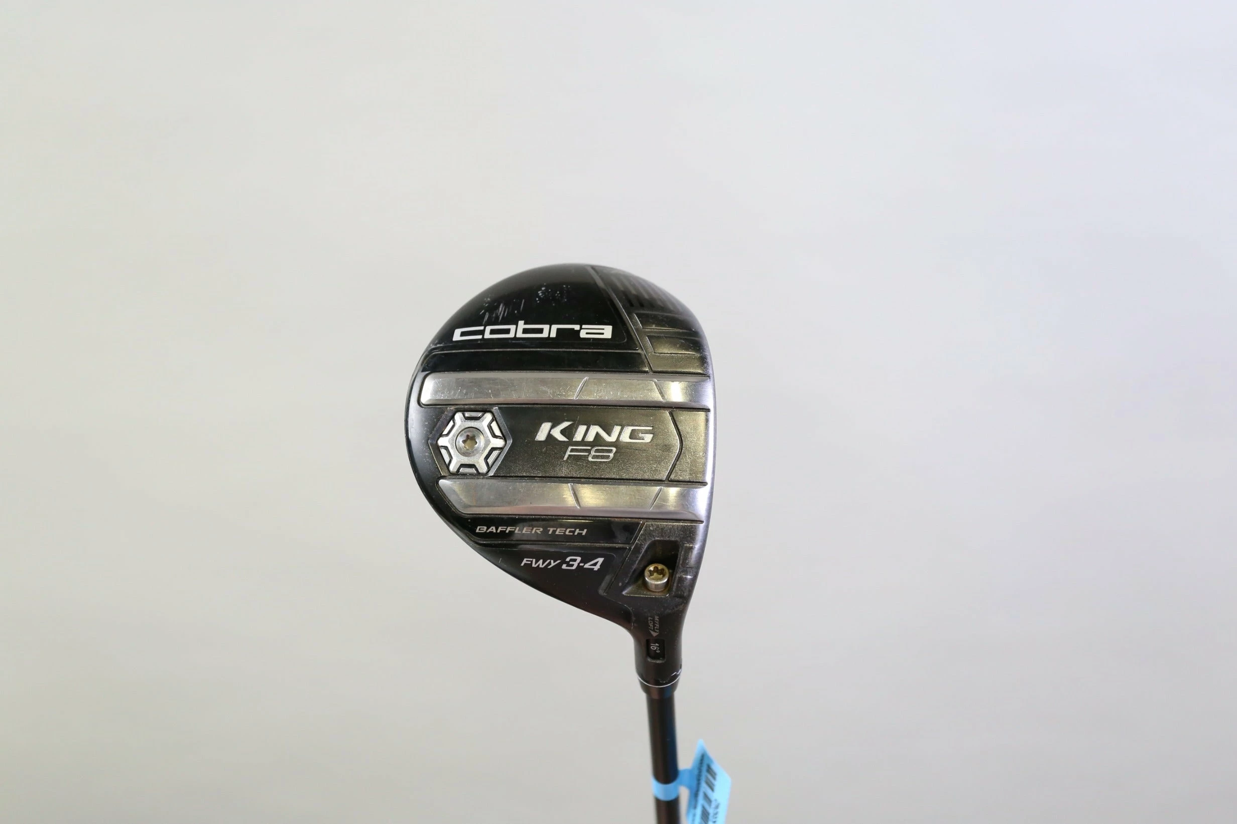 Cobra King F8 Black 3-4 Wood 16* RH 43.25 In Aldila Graphite Shaft Regular Flex