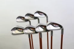 Ping G10 5-9, PW, UW Green Dot Iron Set RH Ping TFC 129 Shafts Stiff Flex