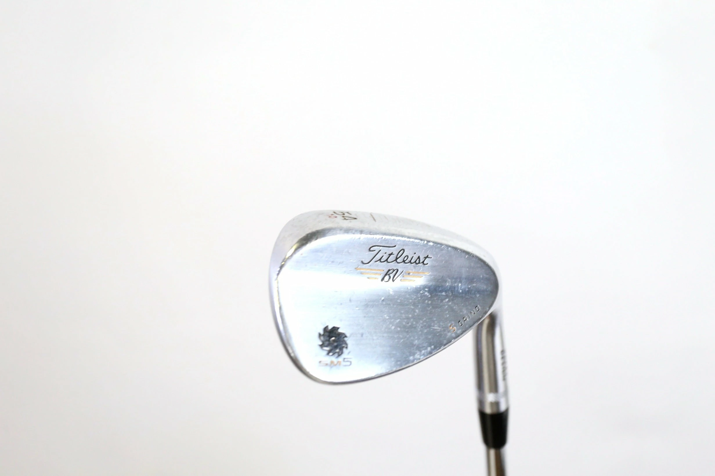 Titleist Vokey SM5 Chrome S Grind 54*/10* Wedge 36 In RH Steel Shaft Stiff Flex - Image 2