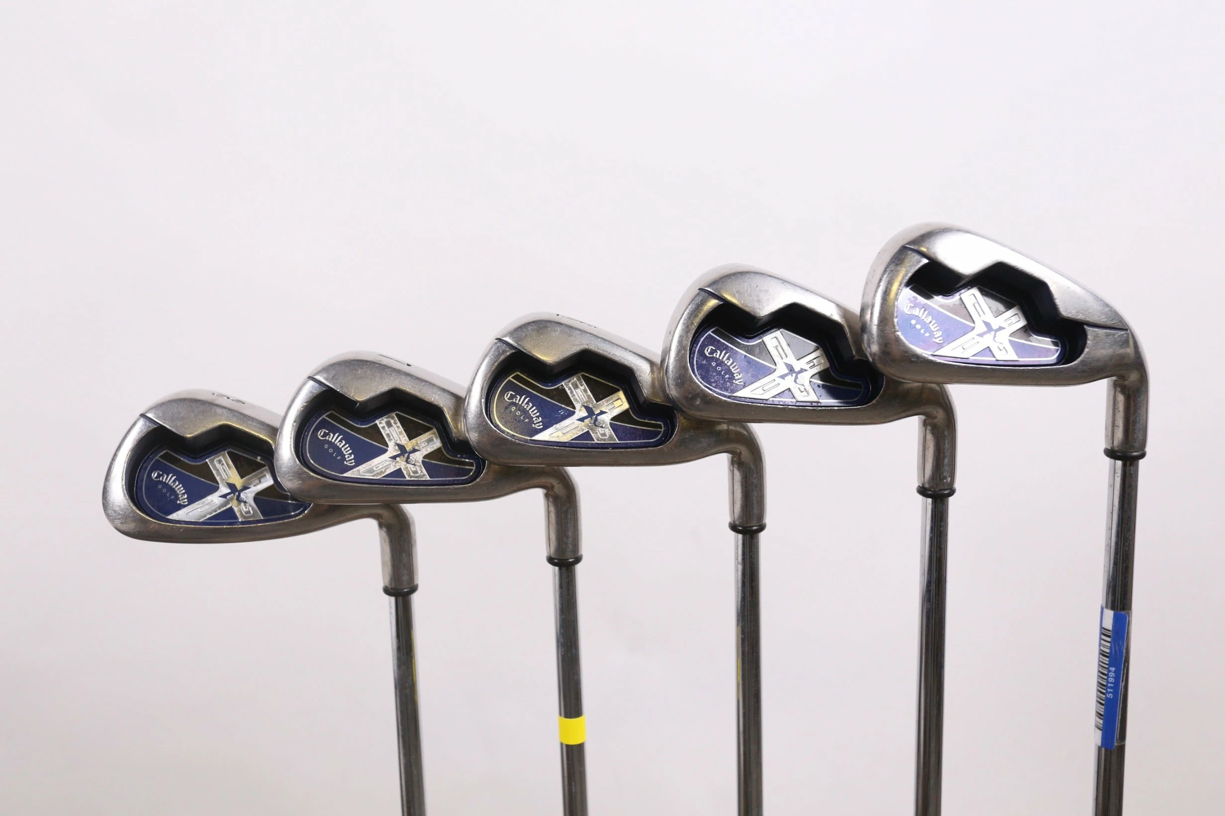 Callaway X-18 4-8 Iron Set RH +0.5 In Callaway Steel Shafts Uniflex