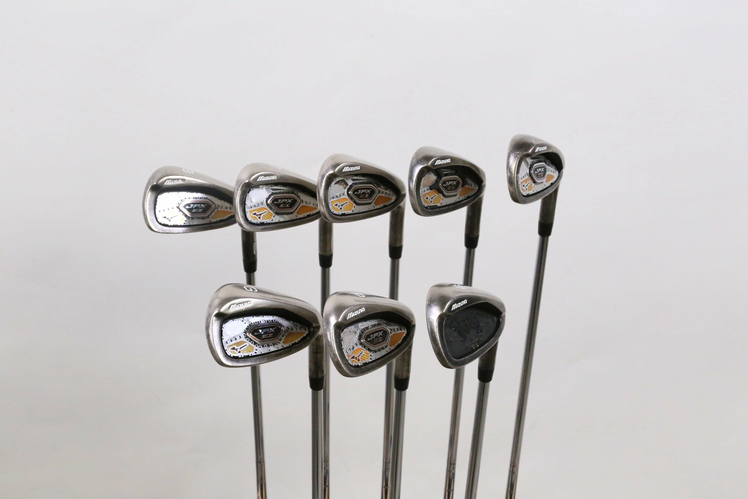 Mizuno JPX-EZ Forged 2013 4-PW, GW Iron Set RH +0.25 In Steel Shaft Stiff Flex - Image 2