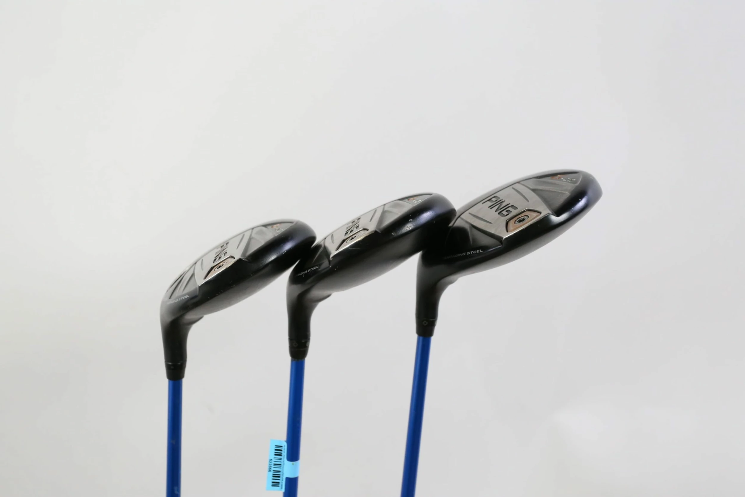 LEFTY Ping G400 3, 5, 7 Wood Set OBAN Kiyoshi Tour Blue Shafts Regular Flex - Image 2