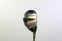 Bridgestone J33 2 Hybrid 18* RH 41 In Aldila NV Graphite Shaft Stiff Flex