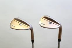 Wilson Staff FG Tour PMP Copper 52*, 56* RH Wedge Set KBS Steel Shaft Stiff Flex