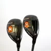 Cobra King F6 3-4, 4-5 Black Hybrid Set RH Matrix Red Tie HQ4 Graphite Lite Flex