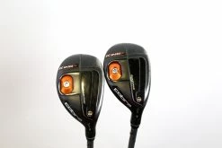 Cobra King F6 3-4, 4-5 Black Hybrid Set RH Matrix Red Tie HQ4 Graphite Lite Flex