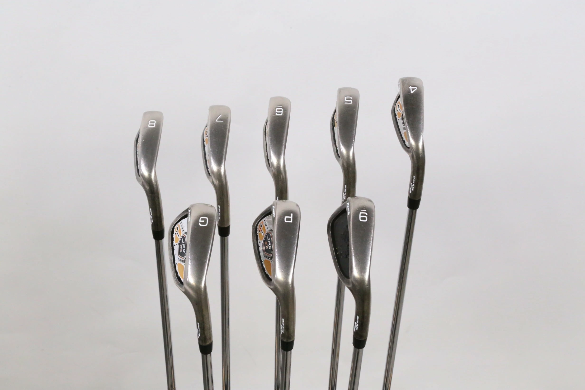 Mizuno JPX-EZ Forged 2013 4-PW, GW Iron Set RH +0.25 In Steel Shaft Stiff Flex - Image 4