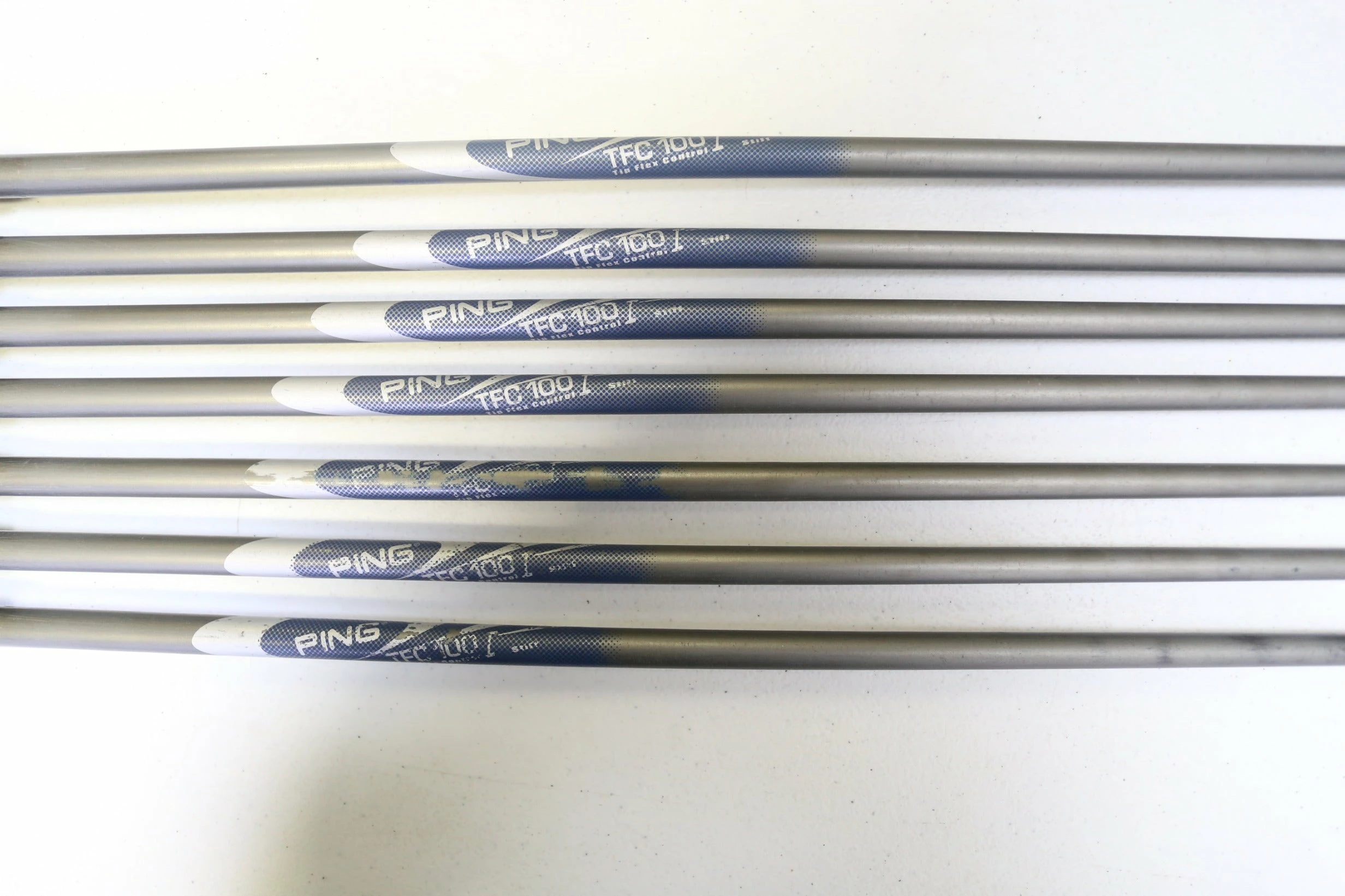 LEFTY Ping I5 4-9, PW Iron Set Green Dot Graphite Shaft Stiff Flex - Image 7