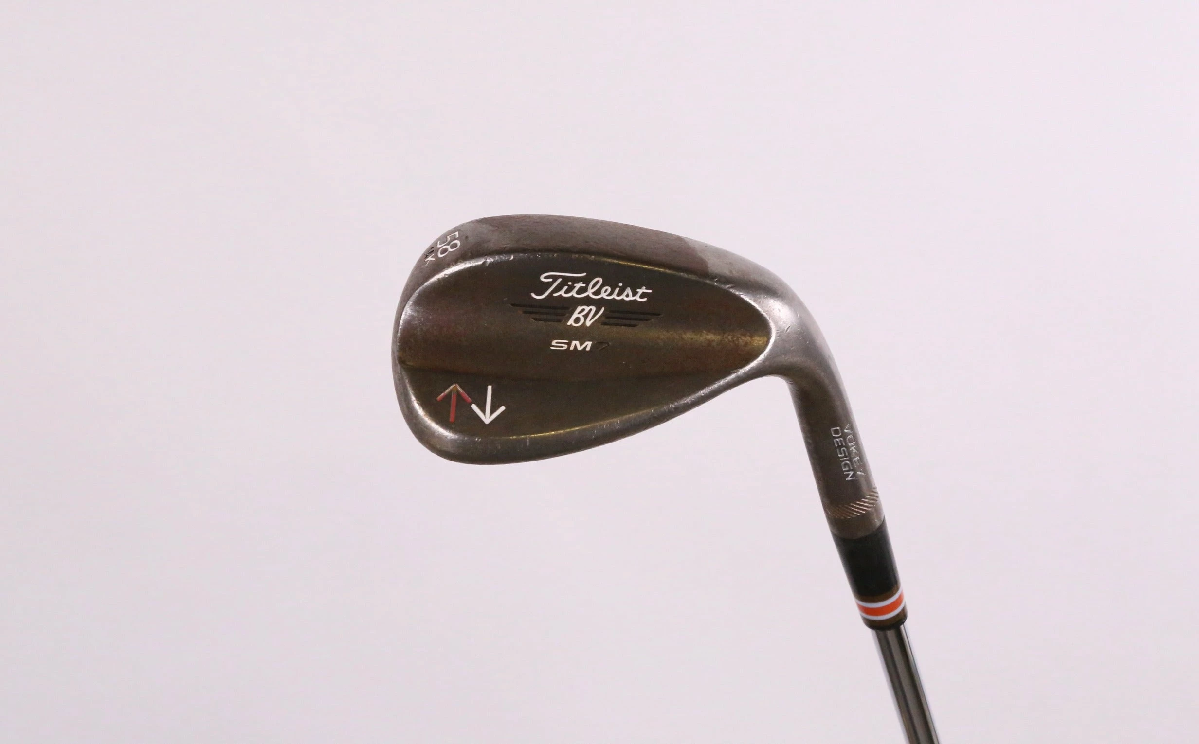Titleist Vokey SM7 Brushed Steel 58* Wedge RH 35.75 In Steel Regular Flex
