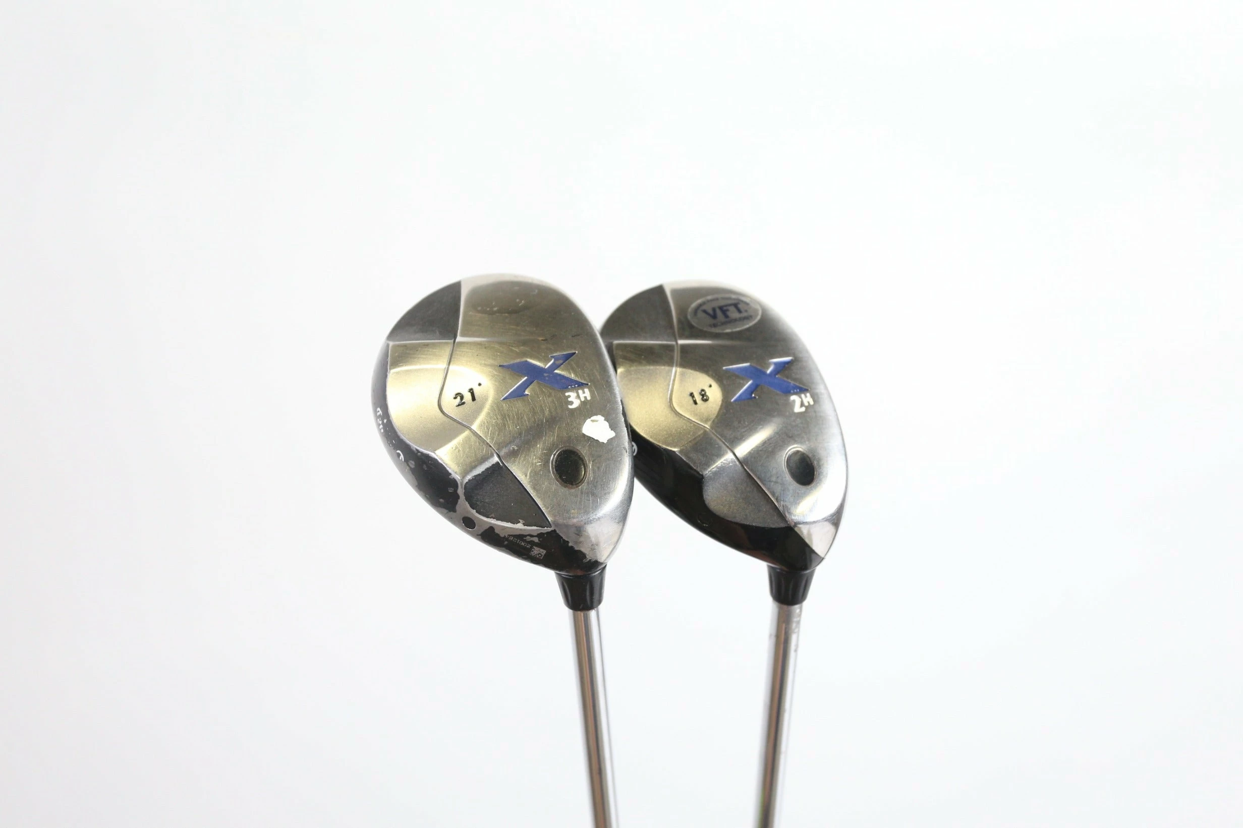 Callaway X 2, 3 Hybrid Set RH True Temper Steel Shafts Uniflex