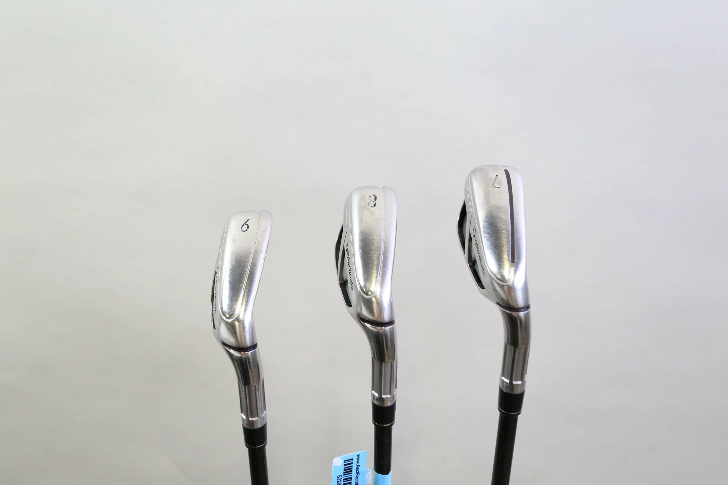TaylorMade M6 7-9 Iron Set RH -0.25 In Atmos Graphite Shafts Seniors Flex - Image 4