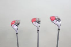 Cobra Max 4, 5, 6 Hybrid Set RH White Tie X4 Graphite Shafts Ladies Flex