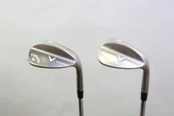 Callaway Forged Chrome 54*, 58* Wedge Set RH -0.25 In Steel Shafts Stiff Flex