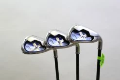 Callaway X-18 7-9 Iron Set RH Callaway Gems Graphite Shafts Womens Flex