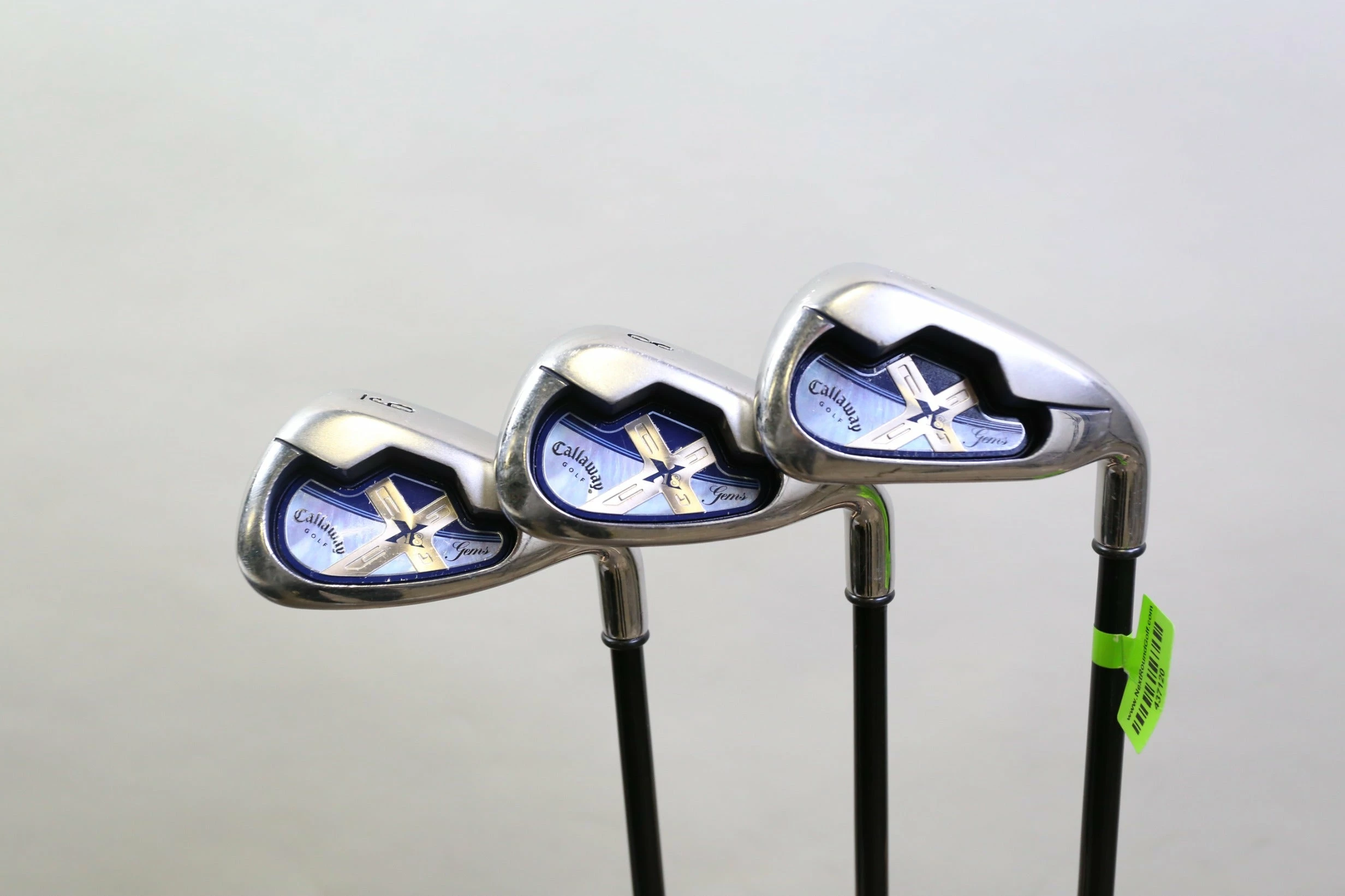 Callaway X-18 7-9 Iron Set RH Callaway Gems Graphite Shafts Womens Flex