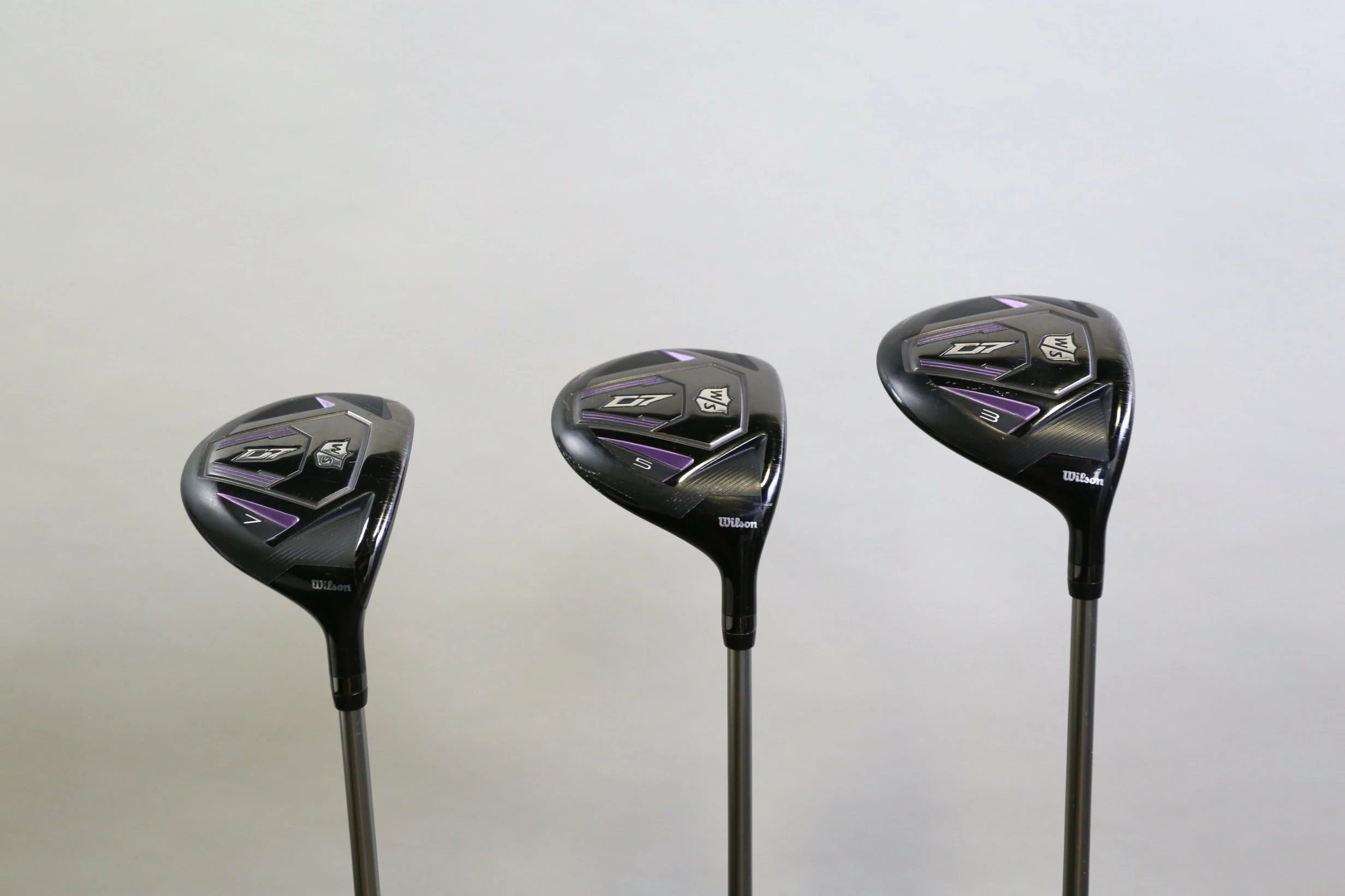 Wilson Staff D7 3, 5 & 7 Wood Set RH UST Mamiya Helium Shafts Ladies