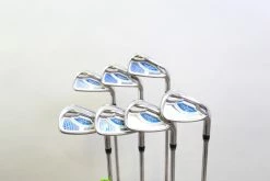Cobra AMP Cell Blue 5-PW, GW Iron Set RH Steel Shaft Regular Flex