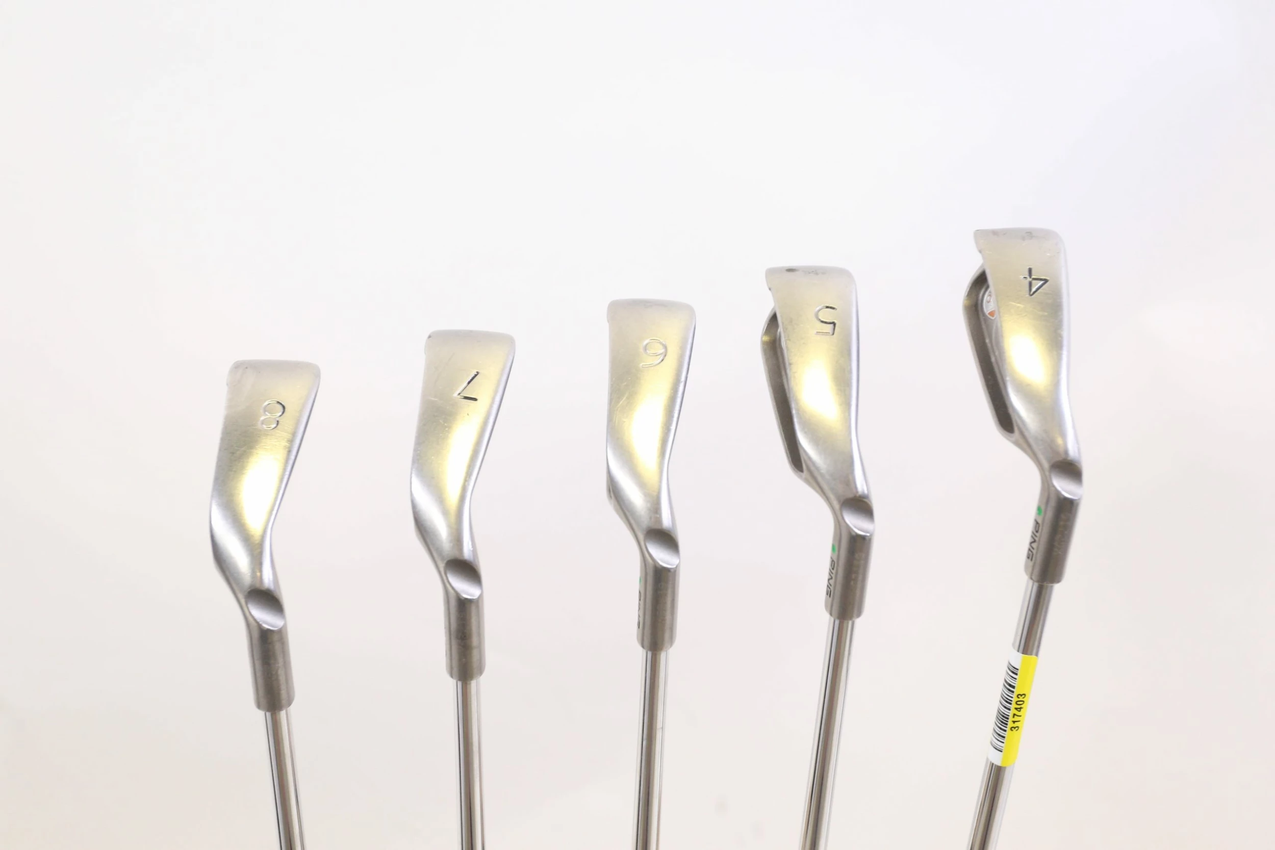 Ping G10 4-8 Iron Set Right Handed Green Dot Steel Ping AWT Stiff Flex - Image 5