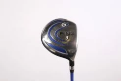 Ping G5 3 Wood 15* RH 43 In Grafalloy ProLaunch Blue Graphite Shaft Regular Flex