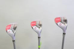 Cobra Max Raspberry Offset 4, 5, 6 Hybrid Set RH Graphite Shafts Ladies Flex