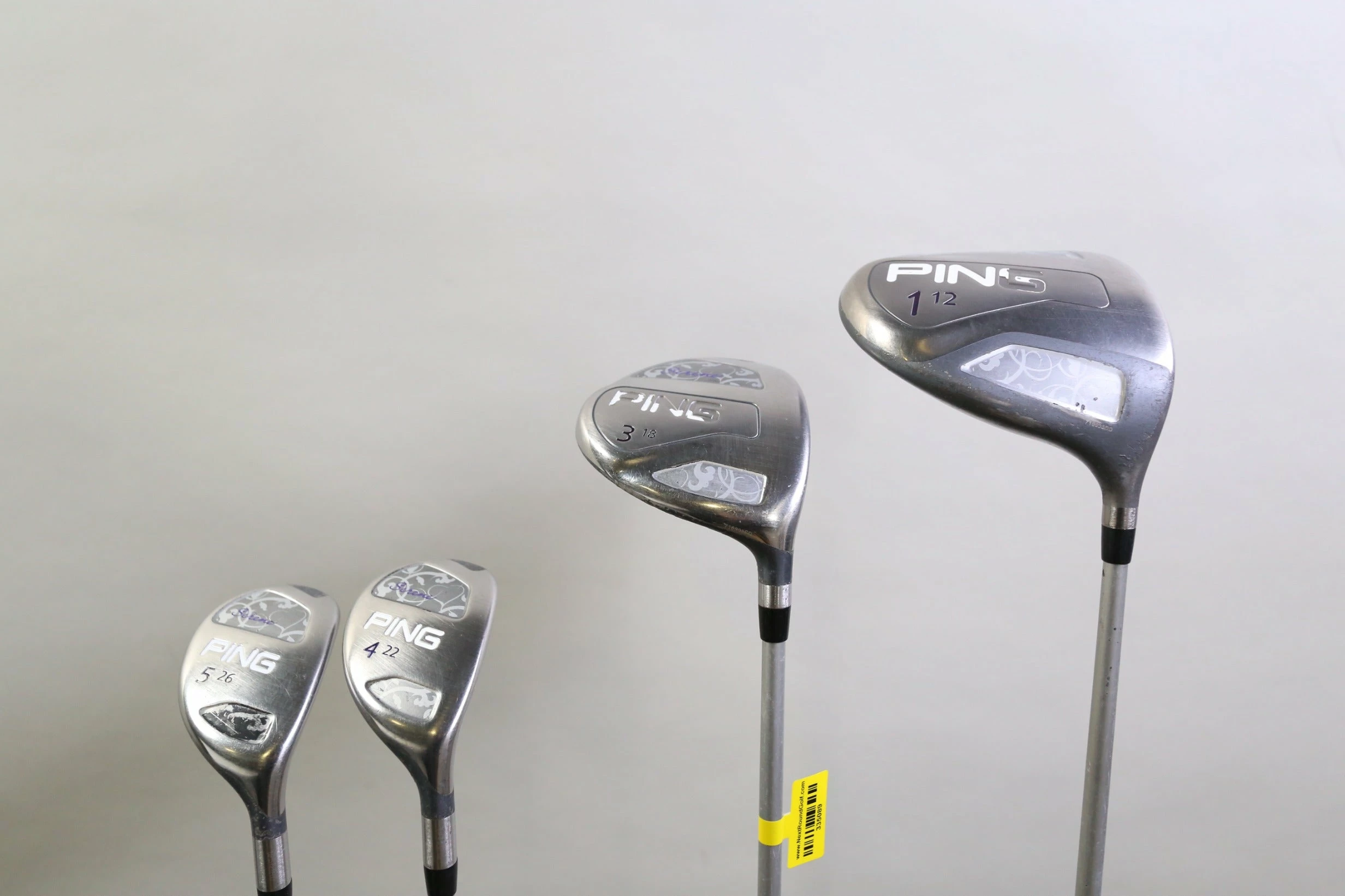 Ping Serene 1W, 3W, 4H, 5H Wood Set RH Ping ULT 210 Graphite Shafts Lite