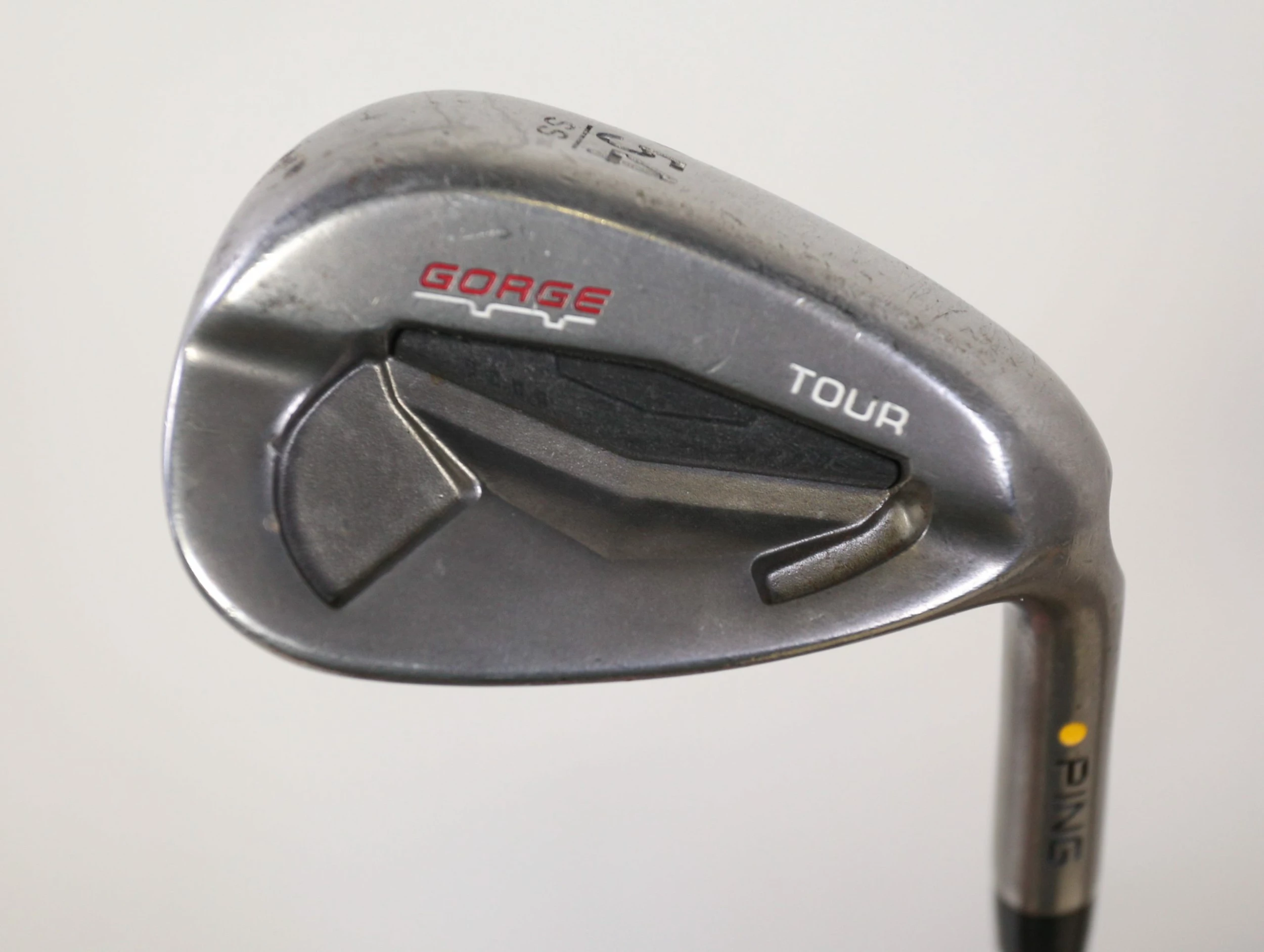 Ping Tour Gorge SS Yellow Dot 54* Wedge RH 36 In Steel Shaft Wedge Flex