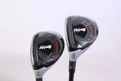 TaylorMade M4 Rescue 2018 3-4 Hybrid Kids Set LEFTY REAX Graphite Junior Flex