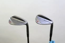 TaylorMade MG2 Black SB 56*, 60* Wedge Set RH -0.75 In Graphite Regular Flex