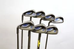 LEFTY Ping G5 Maroon Dot 4-PW Iron Set +0.5 In Ping Steel Shaft Regular Flex