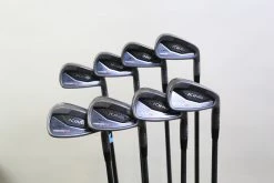 Cobra King Forged TEC Black 4-PW-GW Iron Set RH +0.75 In C-Taper Limited Stiff