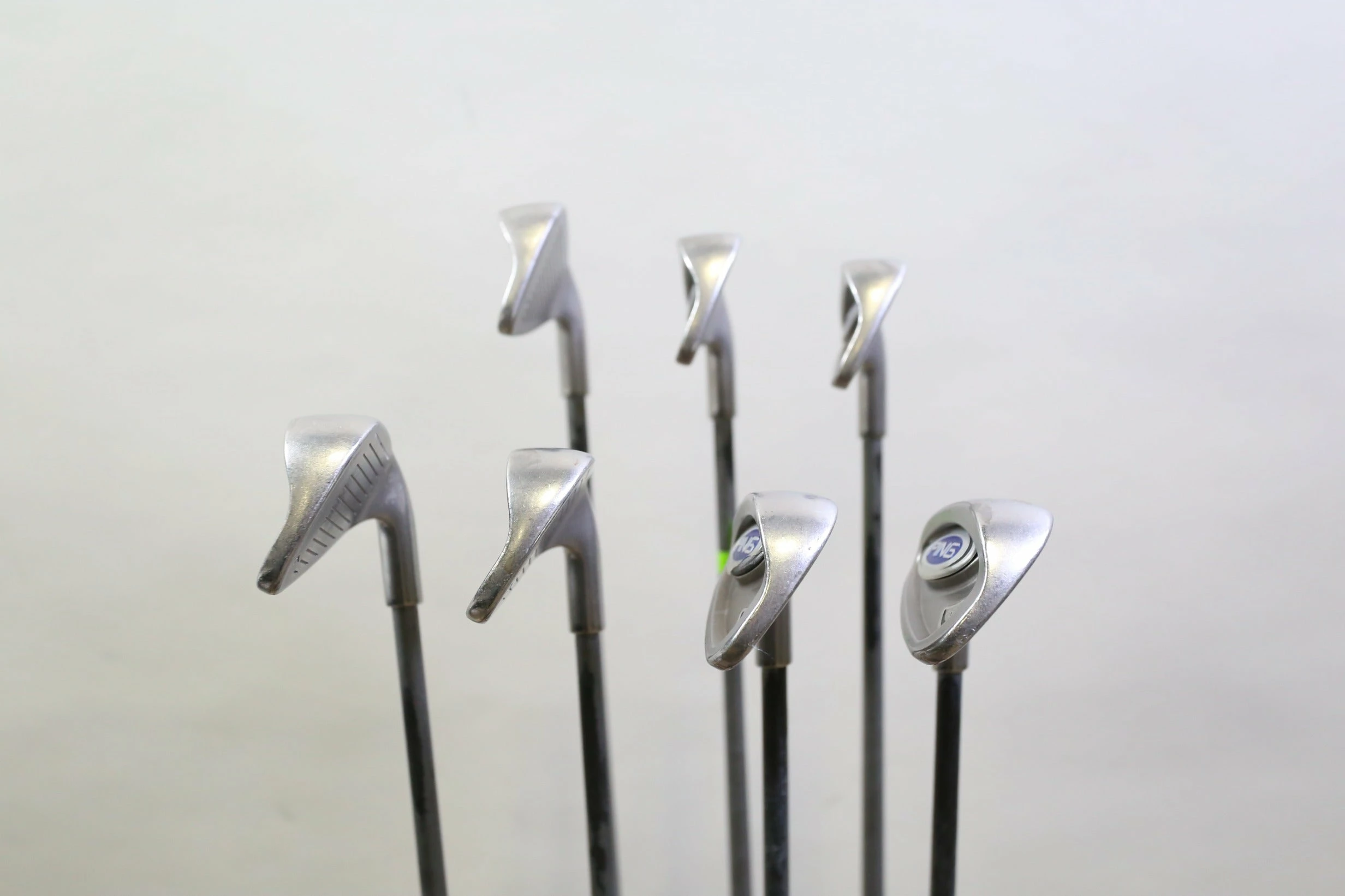 LEFTY Ping I5 4-9, PW Iron Set Green Dot Graphite Shaft Stiff Flex - Image 3