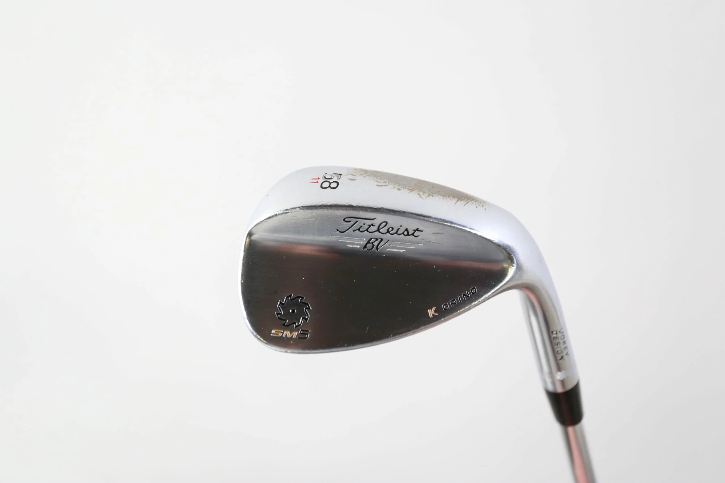 Titleist Vokey SM5 Tour Chrome K Grind 58* Wedge RH 35 In Titleist Steel Wedge - Image 4