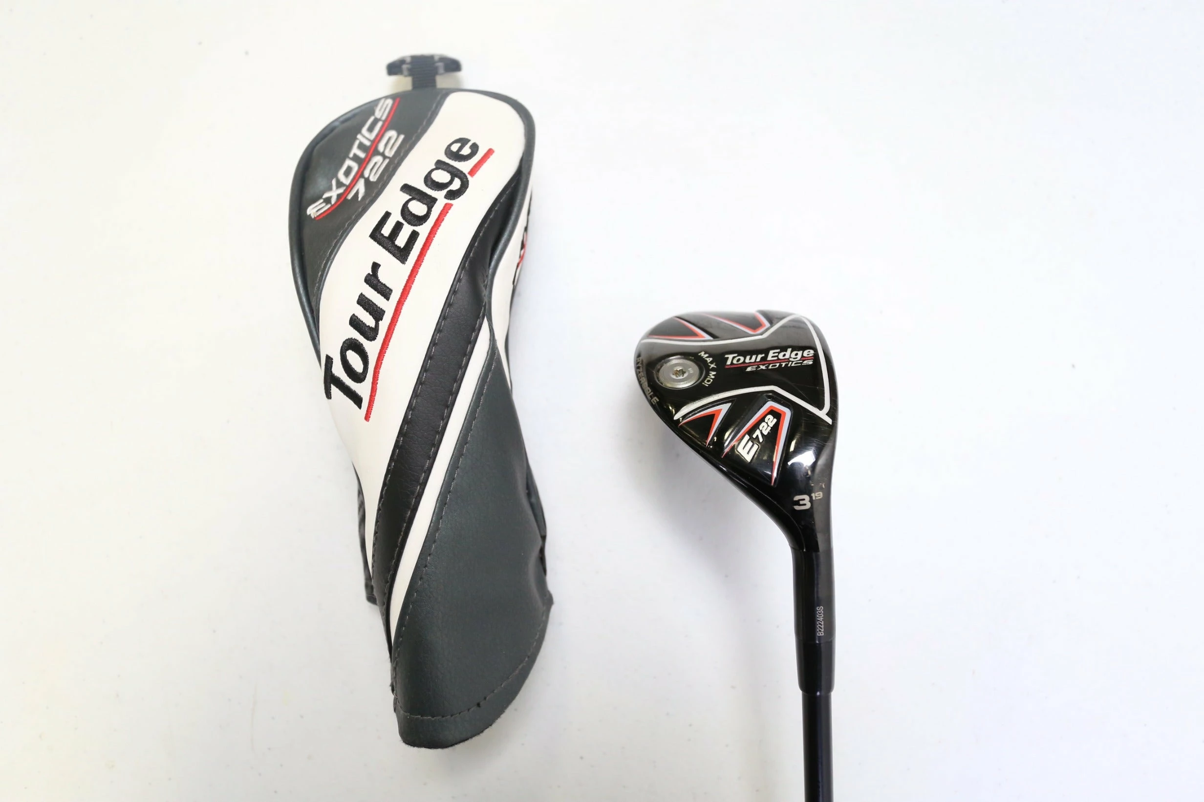 Tour Edge Exotics E722 3 Hybrid 19* RH 39 In Graphite Shaft Regular Flex
