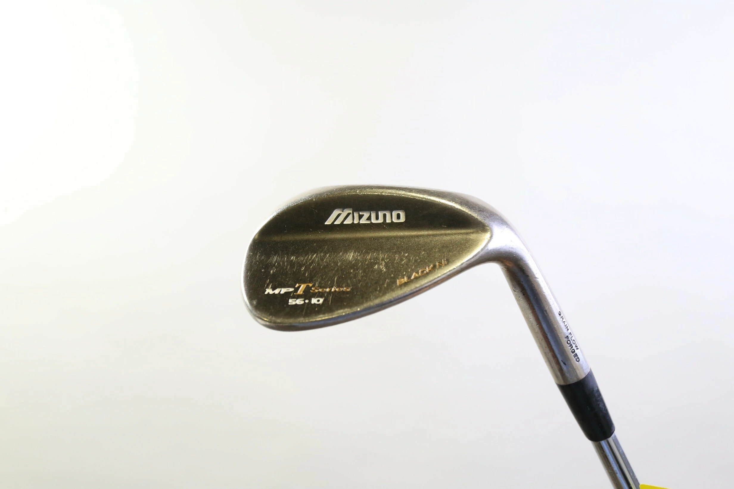 Mizuno MP T Series Black Nickel 56* Wedge 10* Bounce RH 35.5 In Steel Stiff Flex