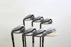 LEFTY TaylorMade SpeedBlade 5-GW Iron Set -0.5 In Graphite Shafts Regular Flex