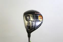 LEFTY Cobra King F6 Black 3-4 Wood 15.5* 42.25 In Red Tie Graphite Regular Flex