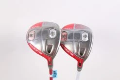 Cobra King F6 Raspberry 21* & 24.5* Wood Set RH Graphite Shafts Ladies