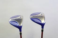 Unspecified Knuth Golf High Heat 3, 5 Wood Set RH Tour AD Graphite Shafts Ladies Flex